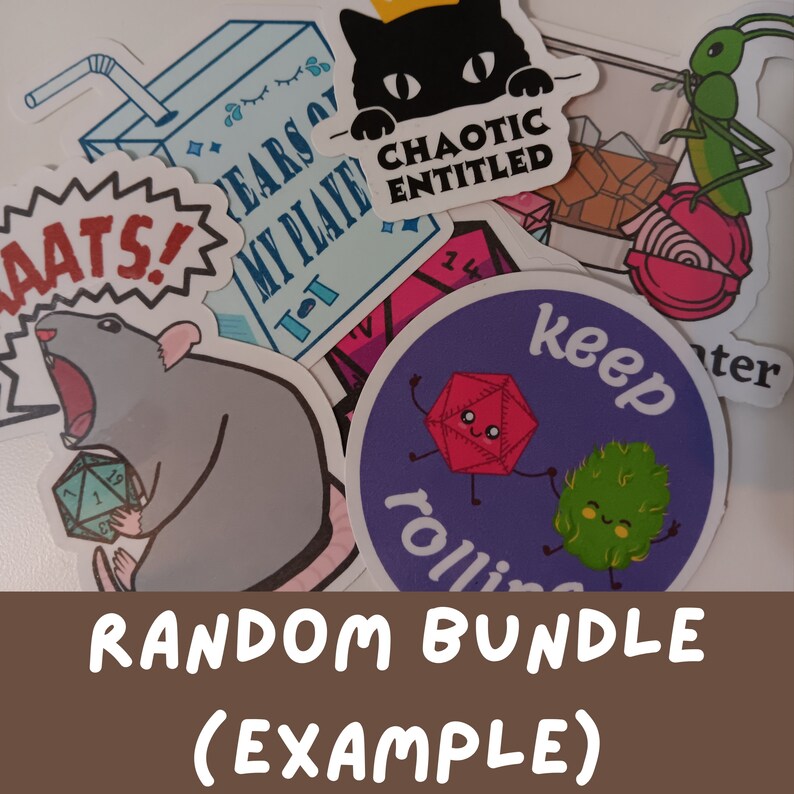 Woops Sticker Pack Randomized Oops Sticker Bundle, Randomized Sticker Bundle, Oops Sticker ...