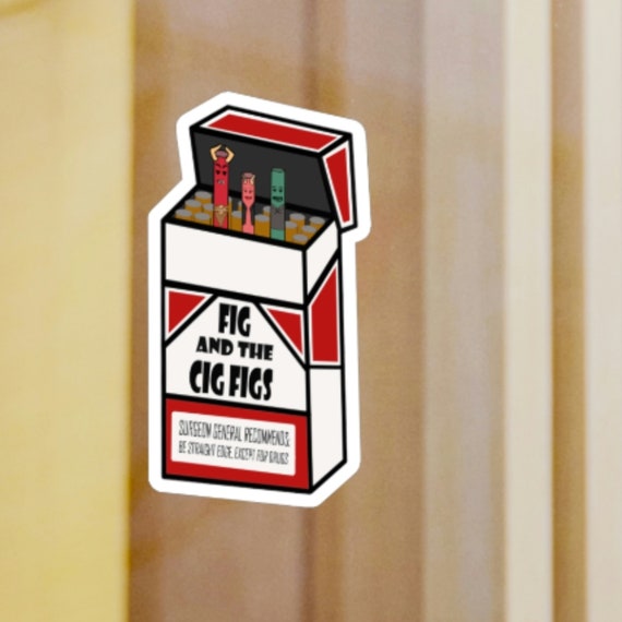 fig cigarettes Fig and the Cig Figs Sticker, Fantasy High Sticker, Dimension 20 Sticker,  Dnd Sticker, Matte Sticker, Scratch, UV, and Water Resistant
