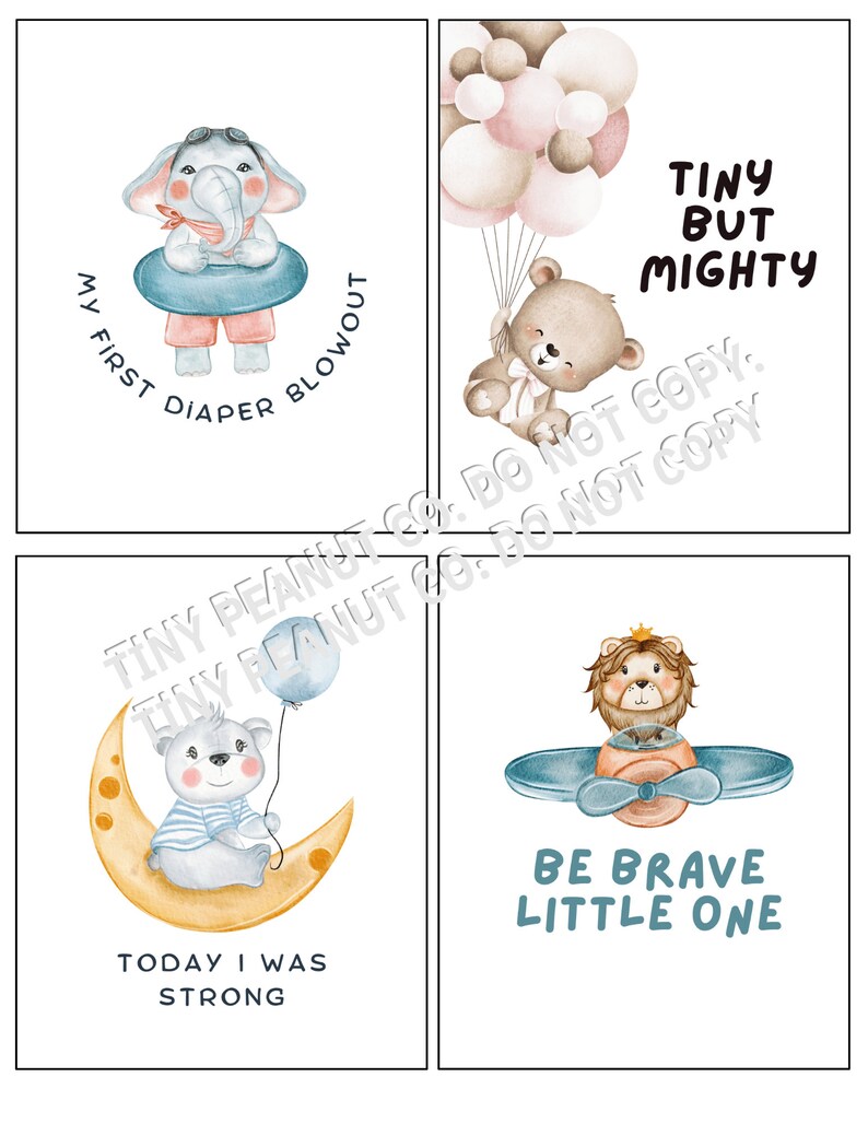 Nicu Milestone Cards Printable