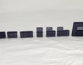 Toolboxes STL Files | 1:64 Scale | DIGITAL