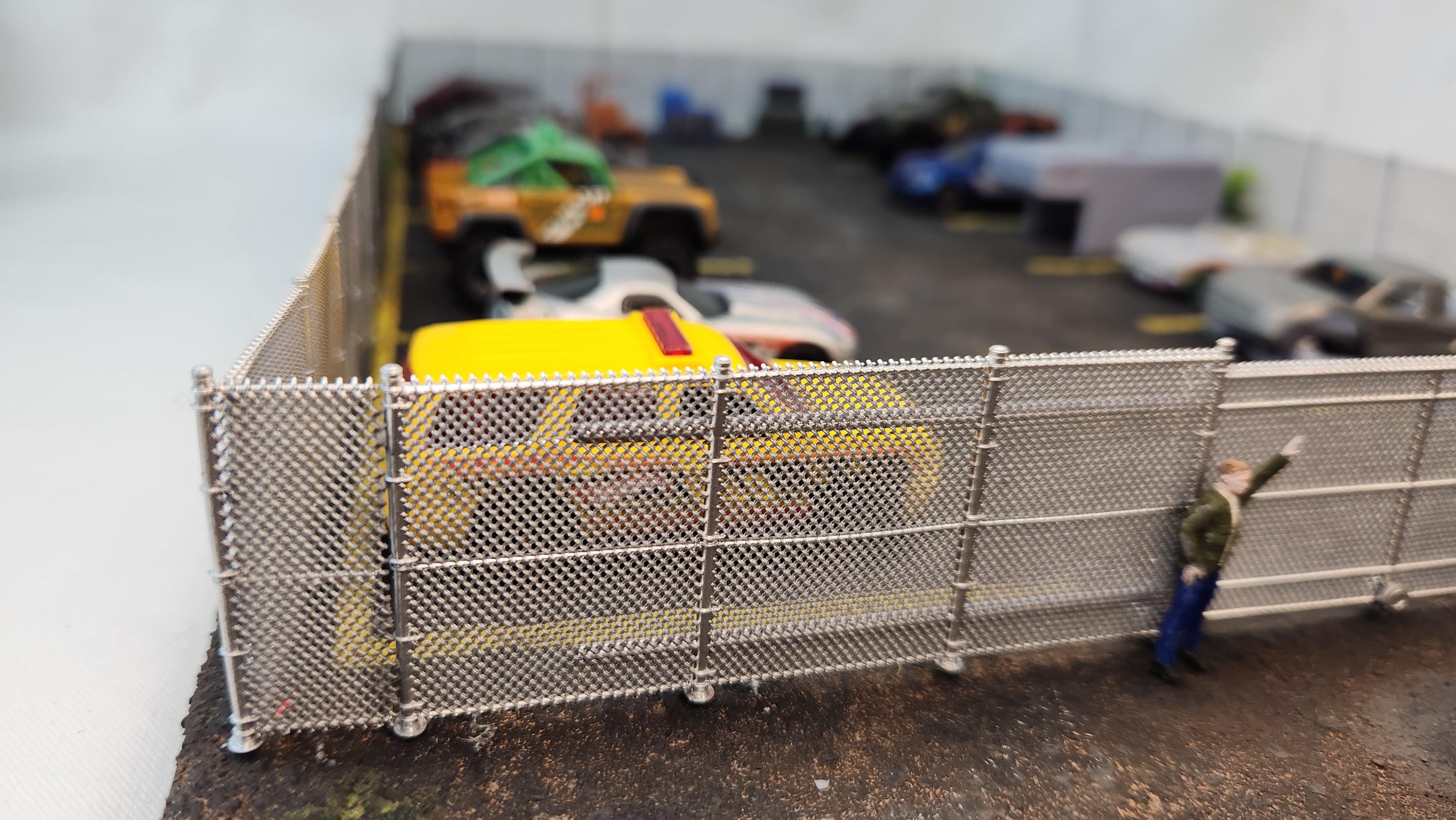 Miniature Chainlink Fence Pack | Long Panels, Peices and Gate | 1:64 Scale  | High Detail | 32 Pieces | Table Top Gaming - Etsy