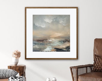 Contemporary landscape digital download print -Seeking- printable art