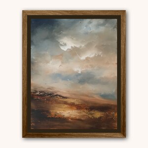 Contemporary landscape digital download print -Cloud art- art print-Lennea Truesdell original paintingg
