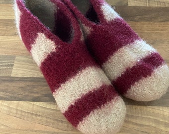 felt slippers size 42