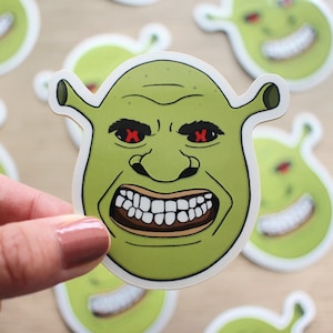 autocollant Shrekcision | Rave | GED | Brillant