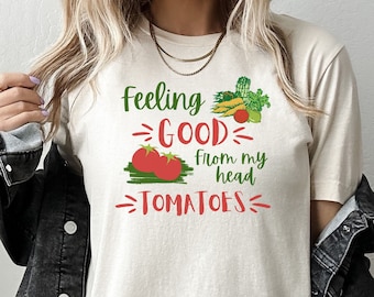 Funny Tomato Tee Shirt, Farmers Market Shirt, Gardening T Shirt, Vegetable Gardener Shirt, Farm Life Shirt, Veggie TShirt, Tomato Lover Gift