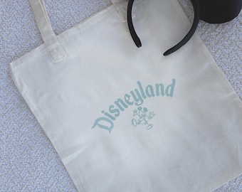 Bolsa de lona de Disneyland / Bolsa de los parques Disney / Bolsa de compras reutilizable / Regalo mágico de Disney para amantes de los parques