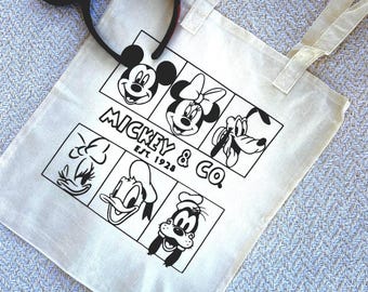 Disney Tote Bag Mickey and Friends