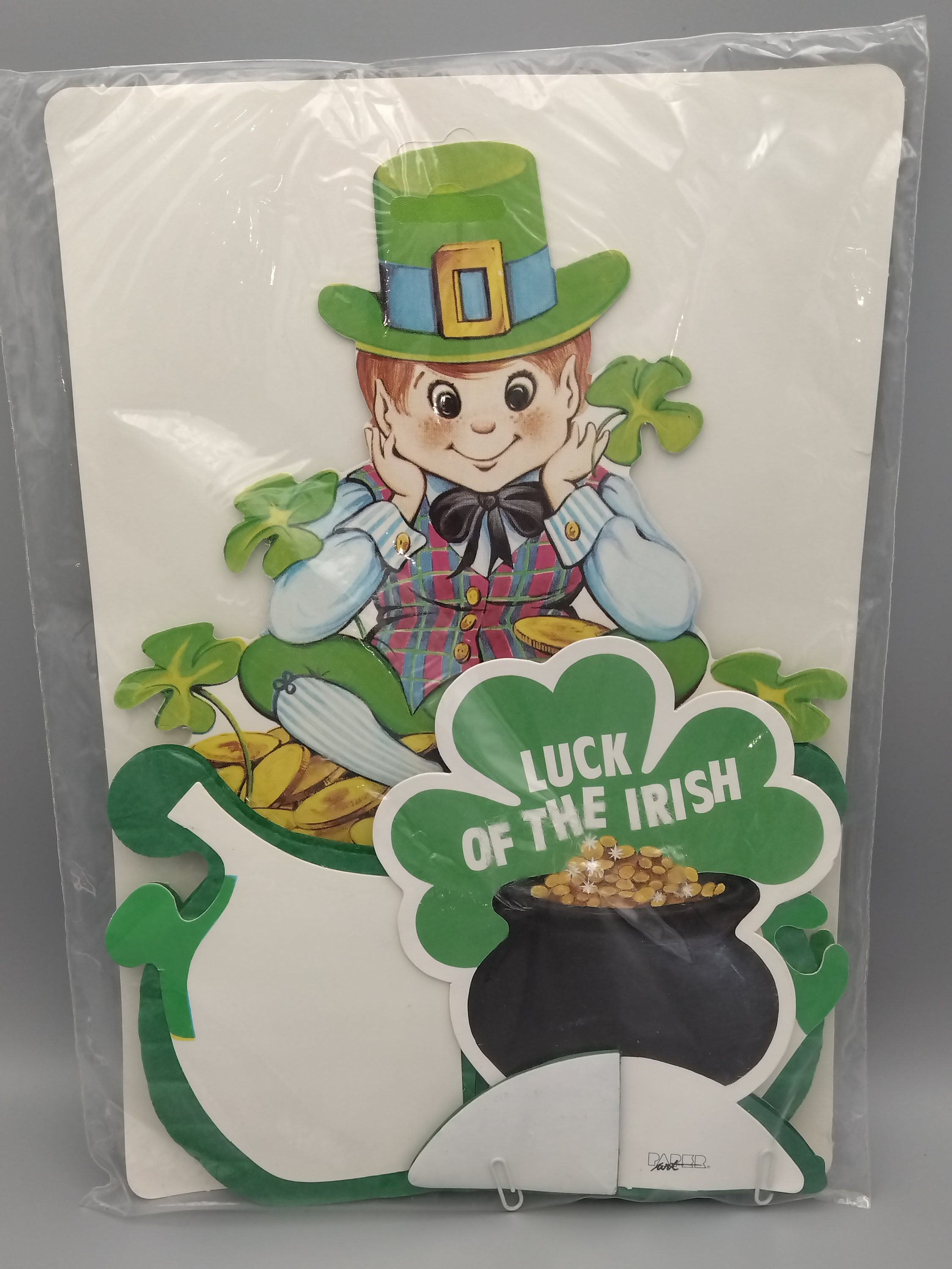 Leprechaun Pot of Gold ART Tissue Centerpiece A Beistle Creation #33676 ...