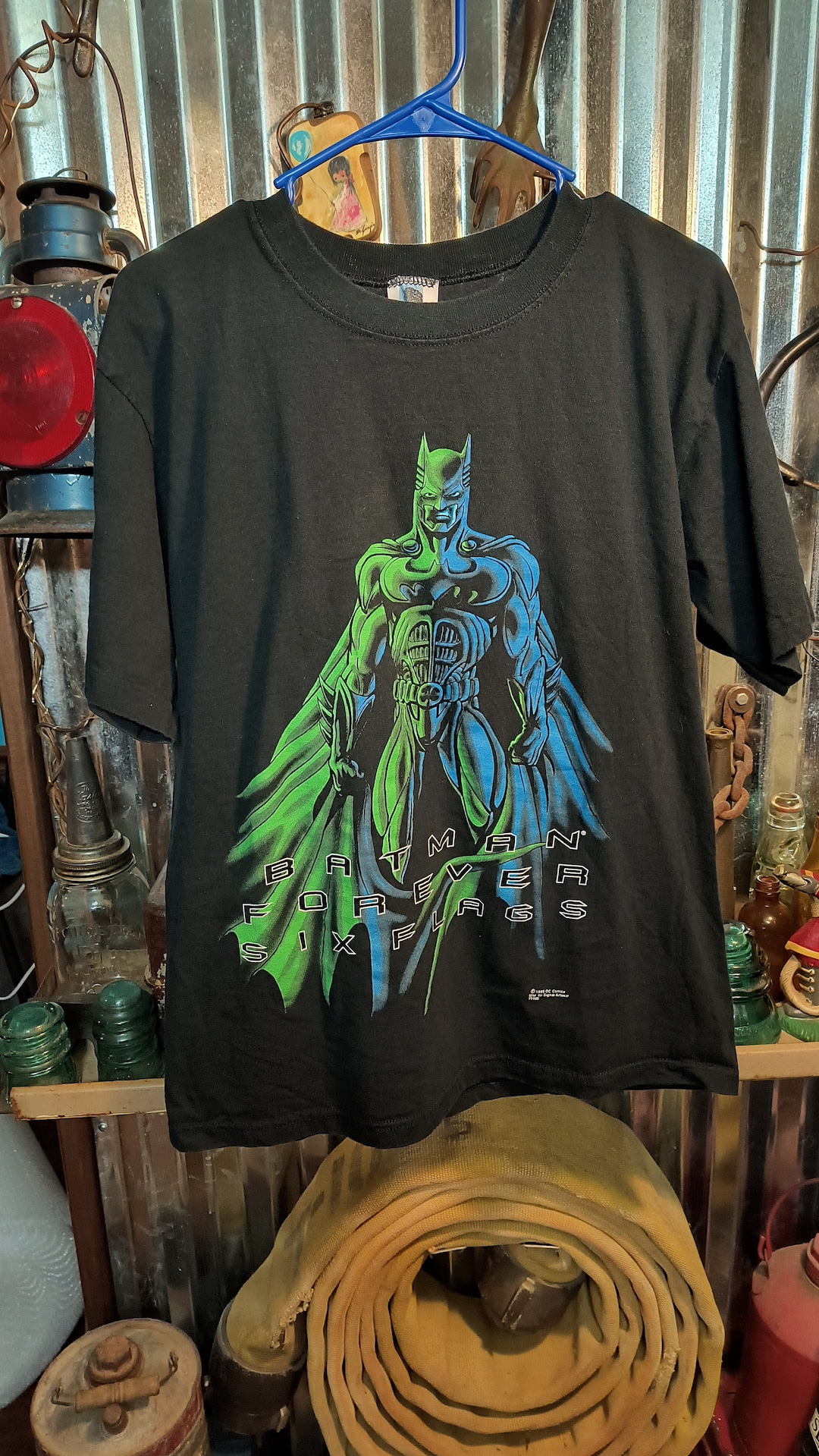 60s バッドマン ヴィンテージ Tシャツ DC Comics ブラック Batman Vintage T-Shirt ©️DC Comics Inc. 1964 TM by Screen