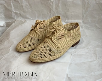 Women shoes, Moroccan shoes, Raffia shoes, Women Raffia Slides, Raffia shoes women, loafer shoes raffia, Woven Straw slippers, Mother's Day