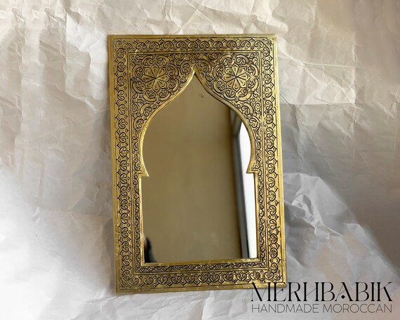 Moroccan Handmade Brass Mirrors Wall Decor Mirror Unique Gift