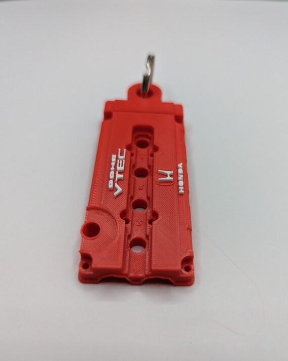 Honda B Series VTEC Valve Cover Keychain Tag