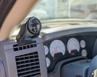 Late 3rd Gen Dodge Ram Gauge Pod Defrost Vent Mount (Fits 06-09 Dodge Trucks)