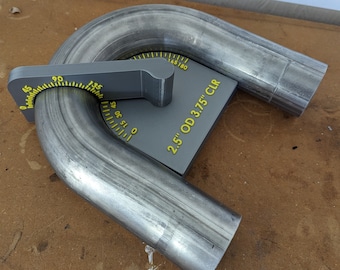 U Bend Fabrication Tool - Angle Finder and Degree Marking