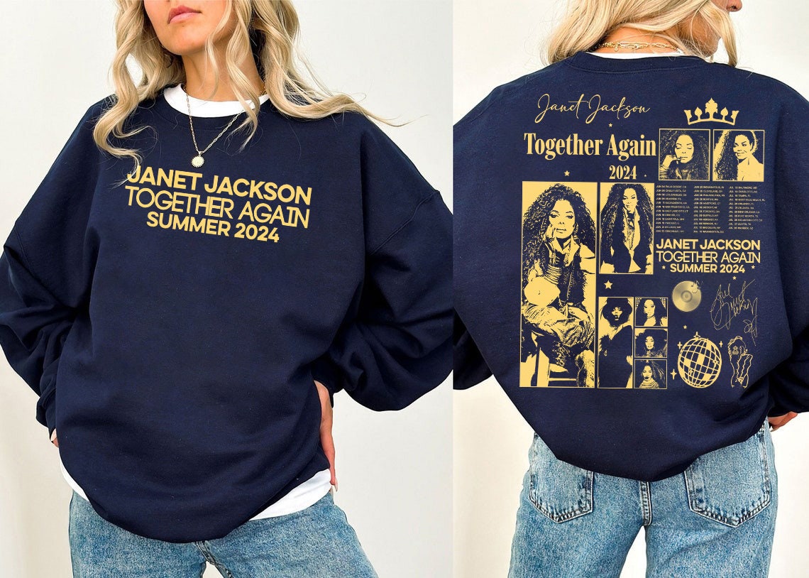 Janet Jackson Music Shirt, Janet Jackson Together Again Tour 2024 shirt, Janet Jackson Gift Love Fans, Janet Jackson Gift For Men Women