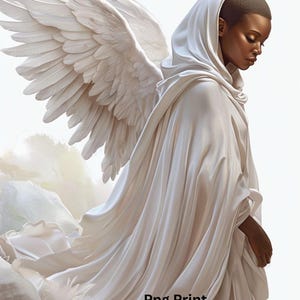Guardian Angel Collection, Divine Protector, Guardian Angel Digital Print
