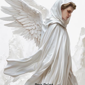 Divine Guardian Angel Protector, Guardian Angel Digital Print