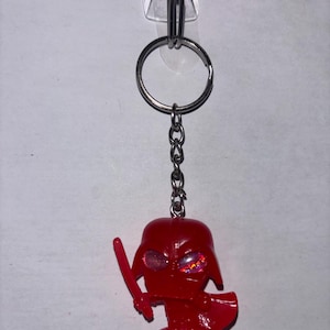 Darth Vader (Red Crystal) keychain