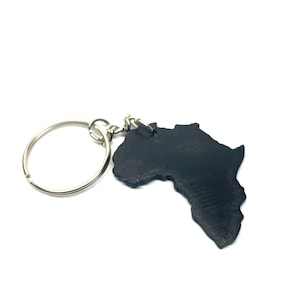 3D gedruckter Afrika Schlüsselanhänger