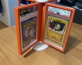 PSA card display - TCG card display - Card stand display for graded cards - Graded card stand - Graded card stl - PSA stl - Card Holder