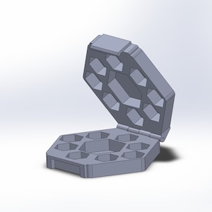 Dungeons and Dragons Dice Case - DnD Dice Case - DnD stl File - 3D printing Dice Case - D&D Dice Box stl - DnD Supplies stl - Dice Box stl