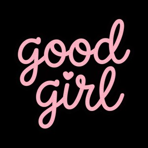 Good Girl Sticker, Naughty Reading Decal, Laptop Sticker, Water Bottle Sticker, Funny Stickers, Reader Gift, Bookish Decal, Pink Sticker