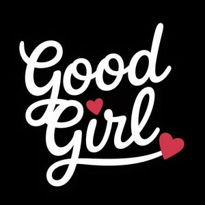 Good Girl Sticker - Naughty Reading, Cute Laptop Decal, Water Bottle Sticker, Journal Decor, Funny Reader Gift, Bookish Vinyl Decal