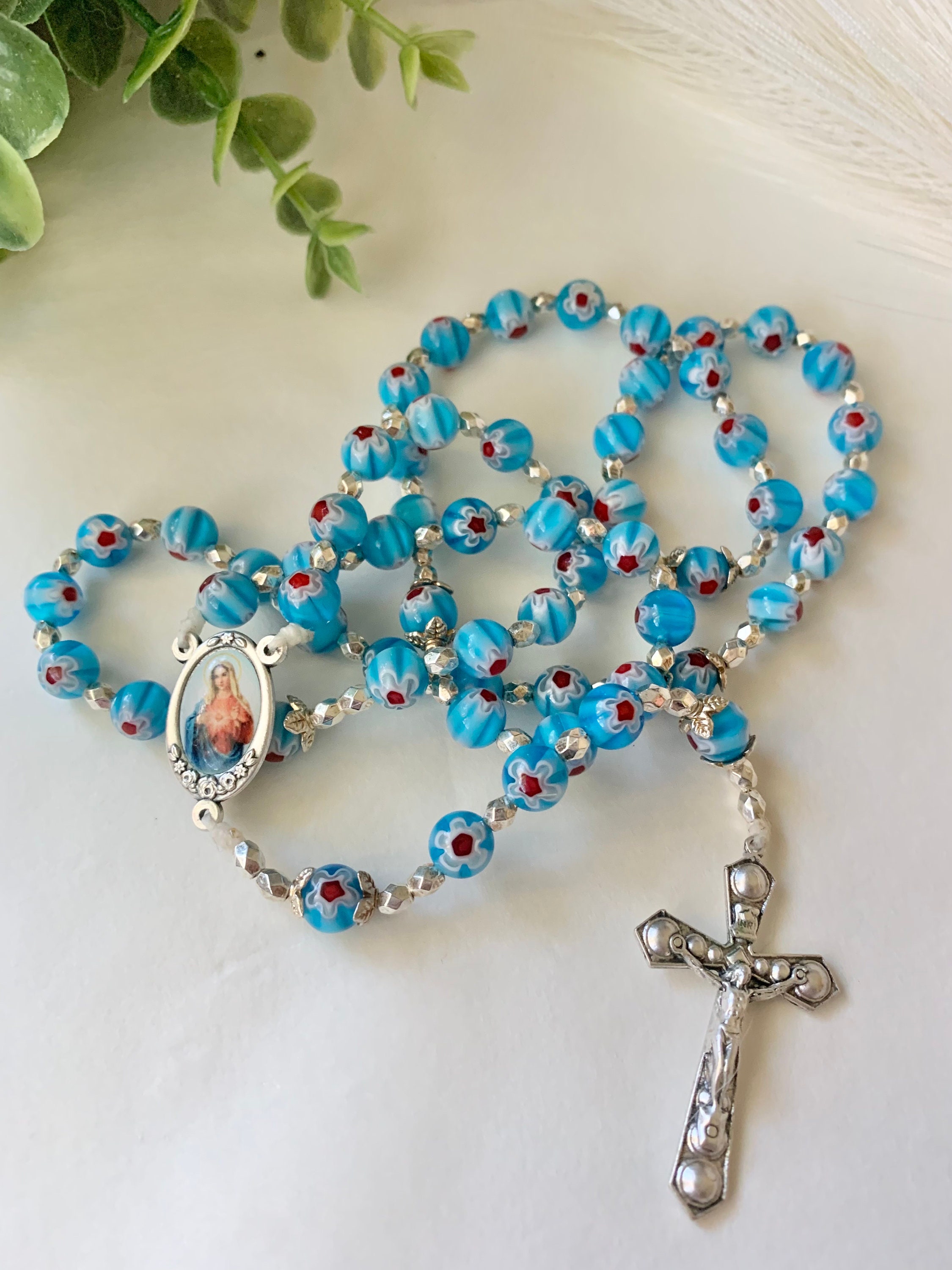 Immaculate Heart of Mary Handmade Rosary Heirloom Edition - Etsy