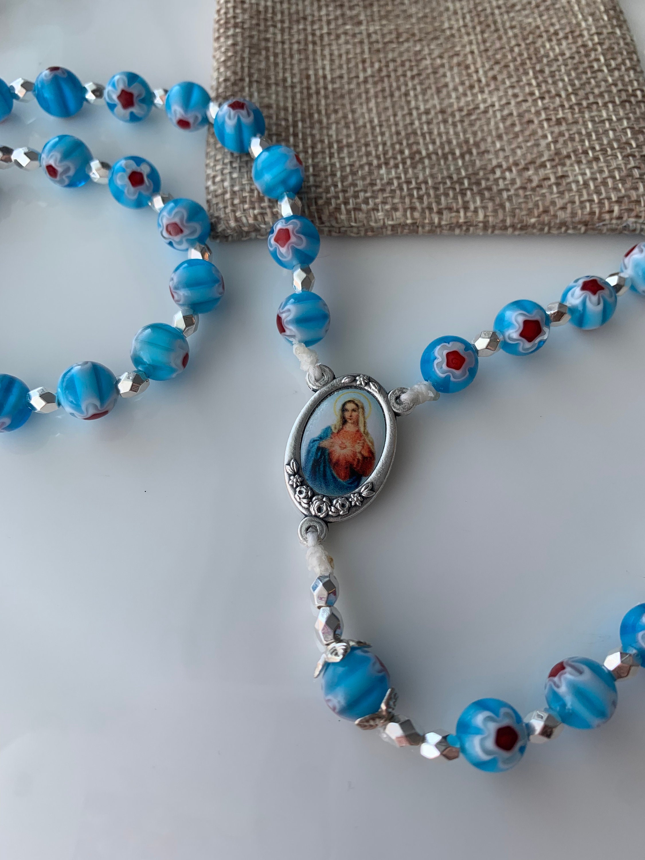 Immaculate Heart of Mary Handmade Rosary Heirloom Edition - Etsy