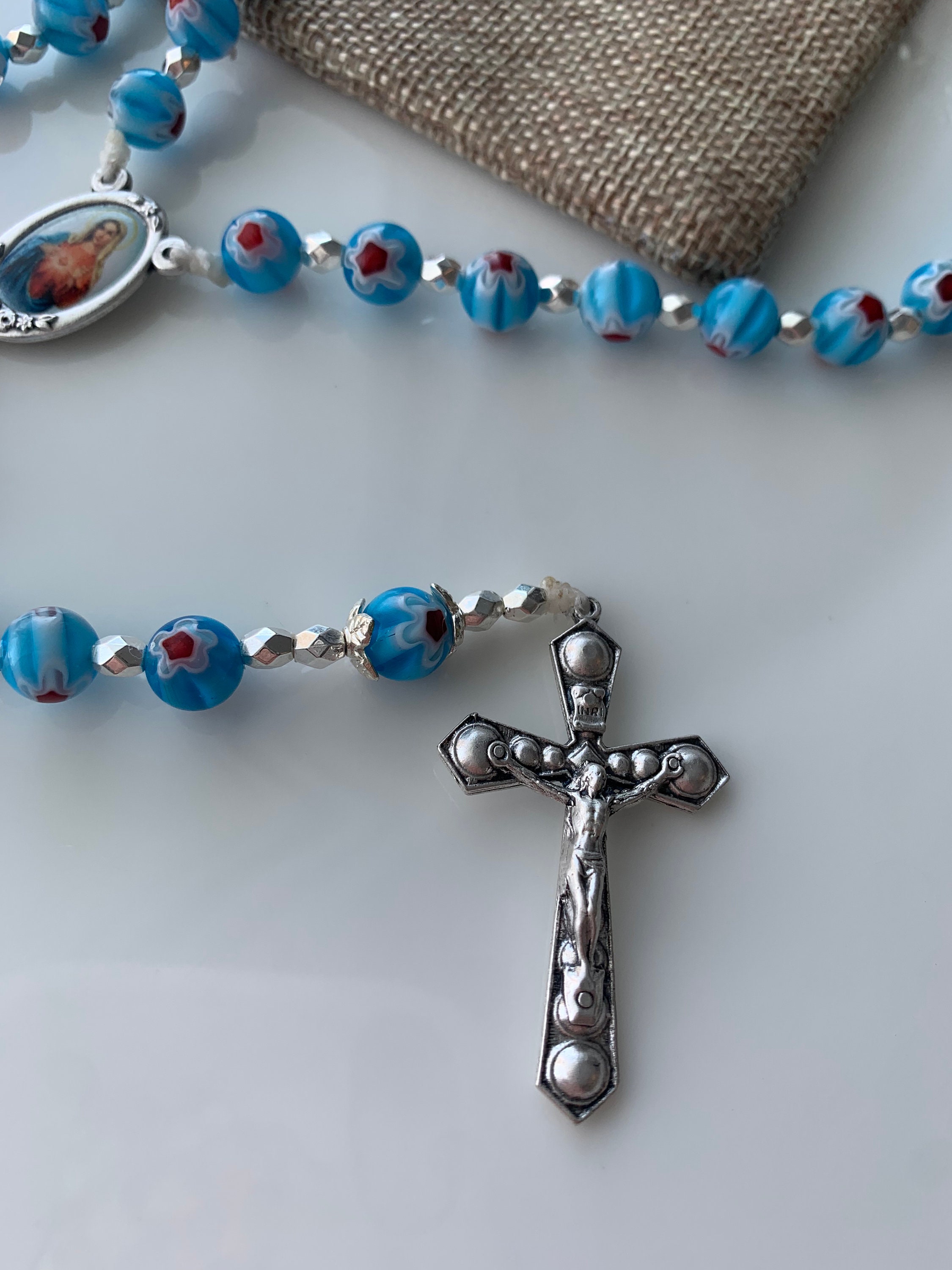 Immaculate Heart of Mary Handmade Rosary Heirloom Edition - Etsy