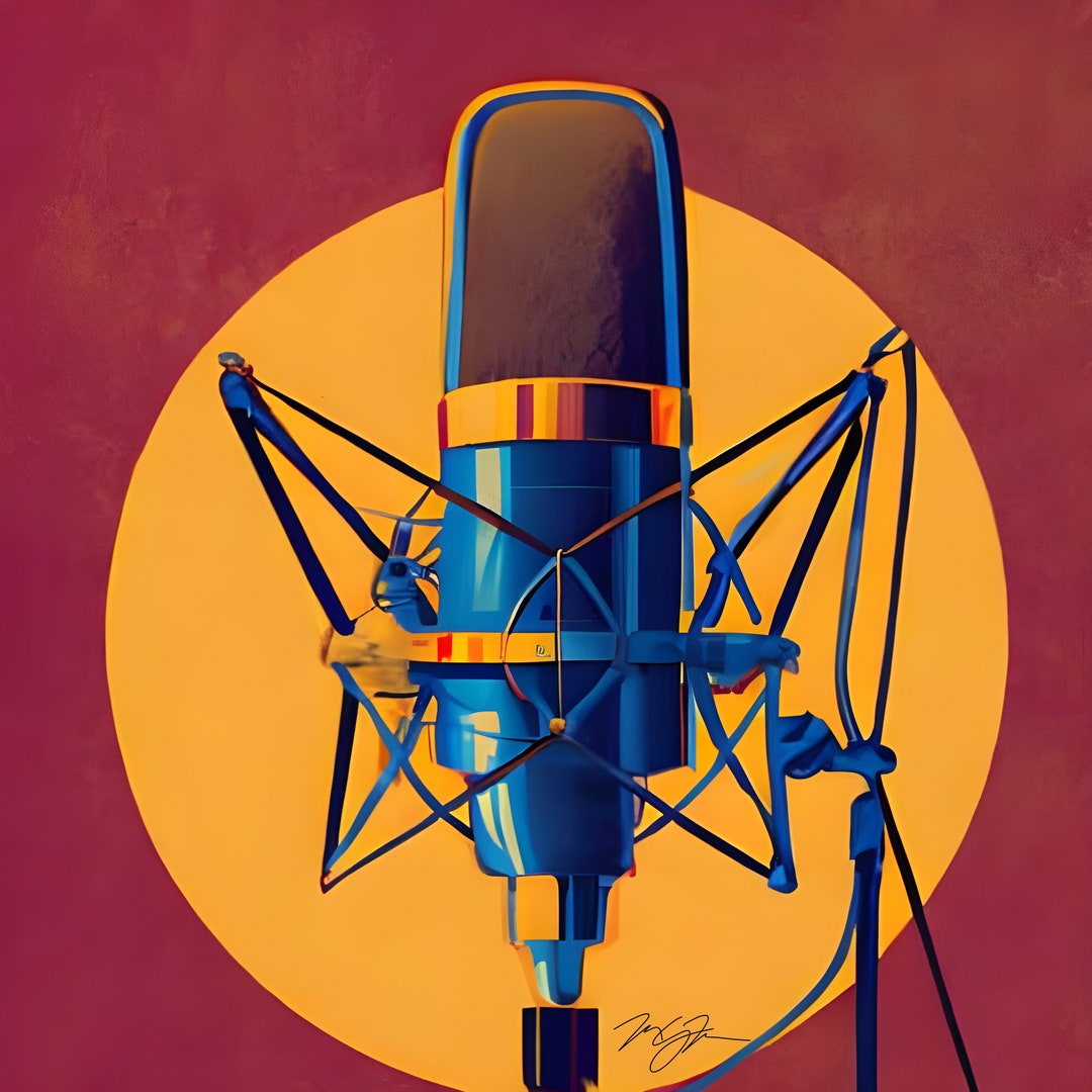 Pop Art Mic 001 microphone Assassin Collection Etsy