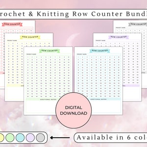 Knitting Row Counter, Manual Counter, Stitch Counter, Tally Counter, Finger Stitch  Counter, Row Counter, Guchet, Crocheting, Knitting, 
