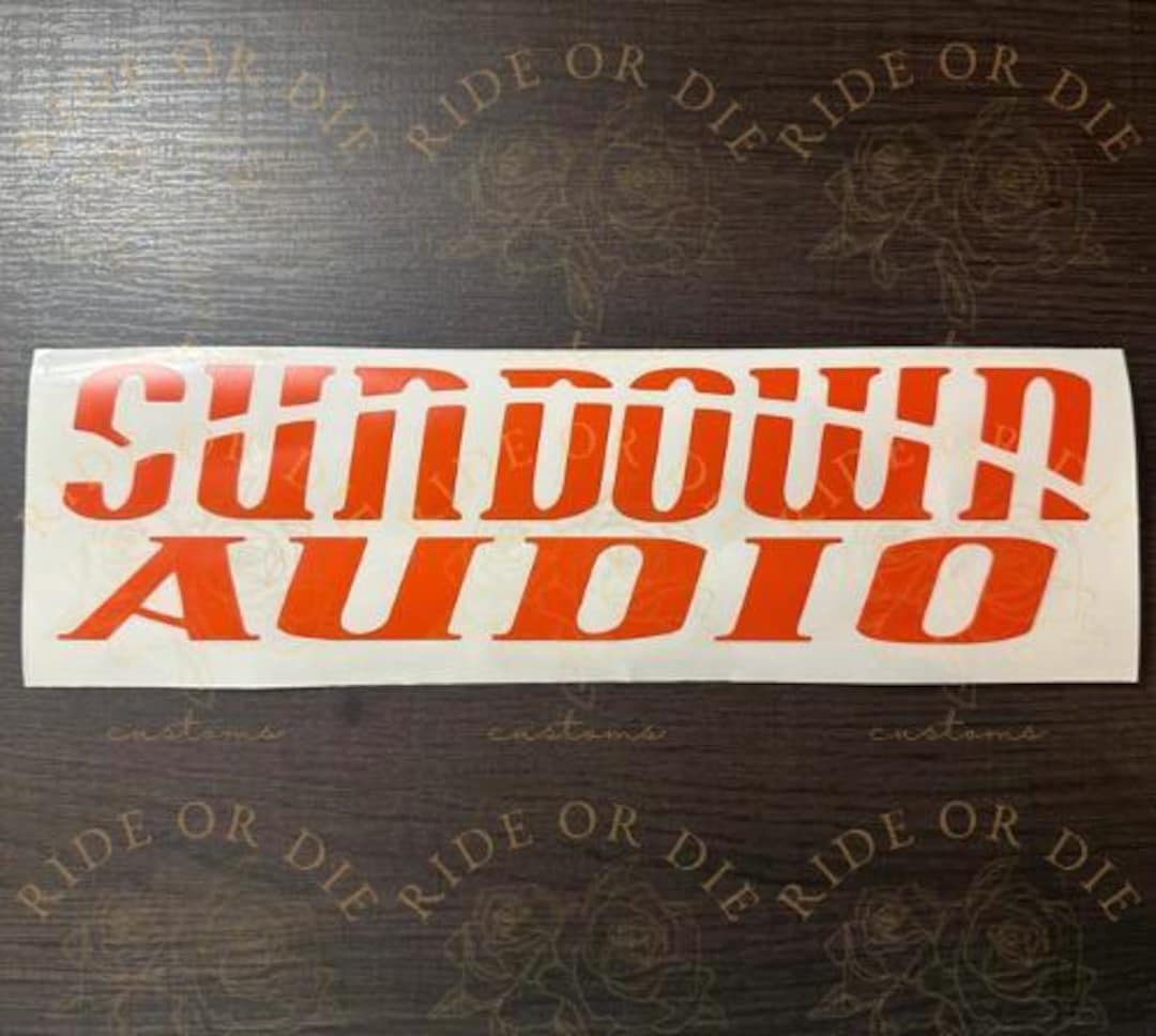 Custom Audio Vinyl Decal Sticker - Multi Sizes - Multi Colors - Etsy
