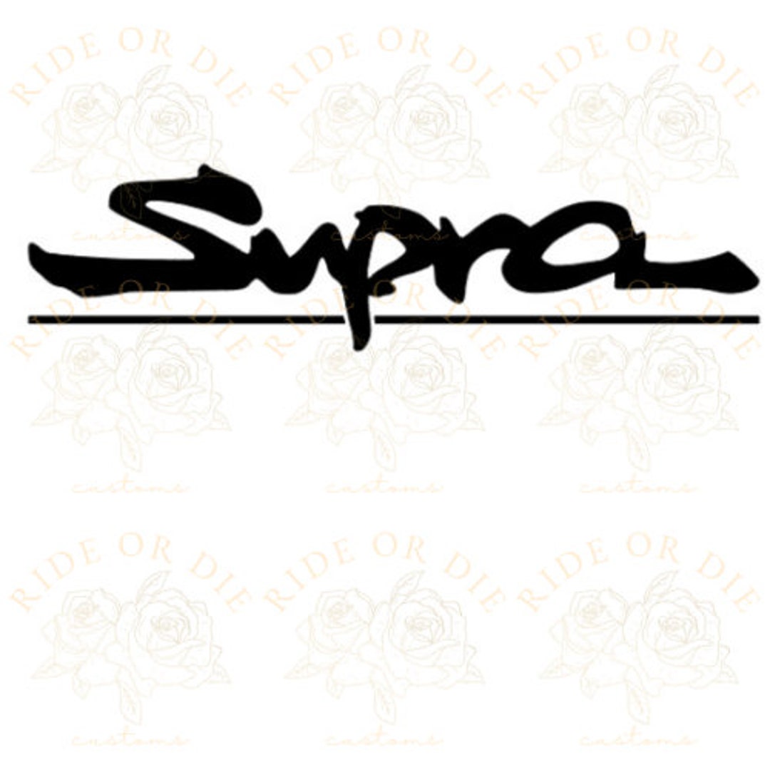 Supra Brake Caliper Vinyl Decal Sticker Set of 2 Multi Sizes Multi