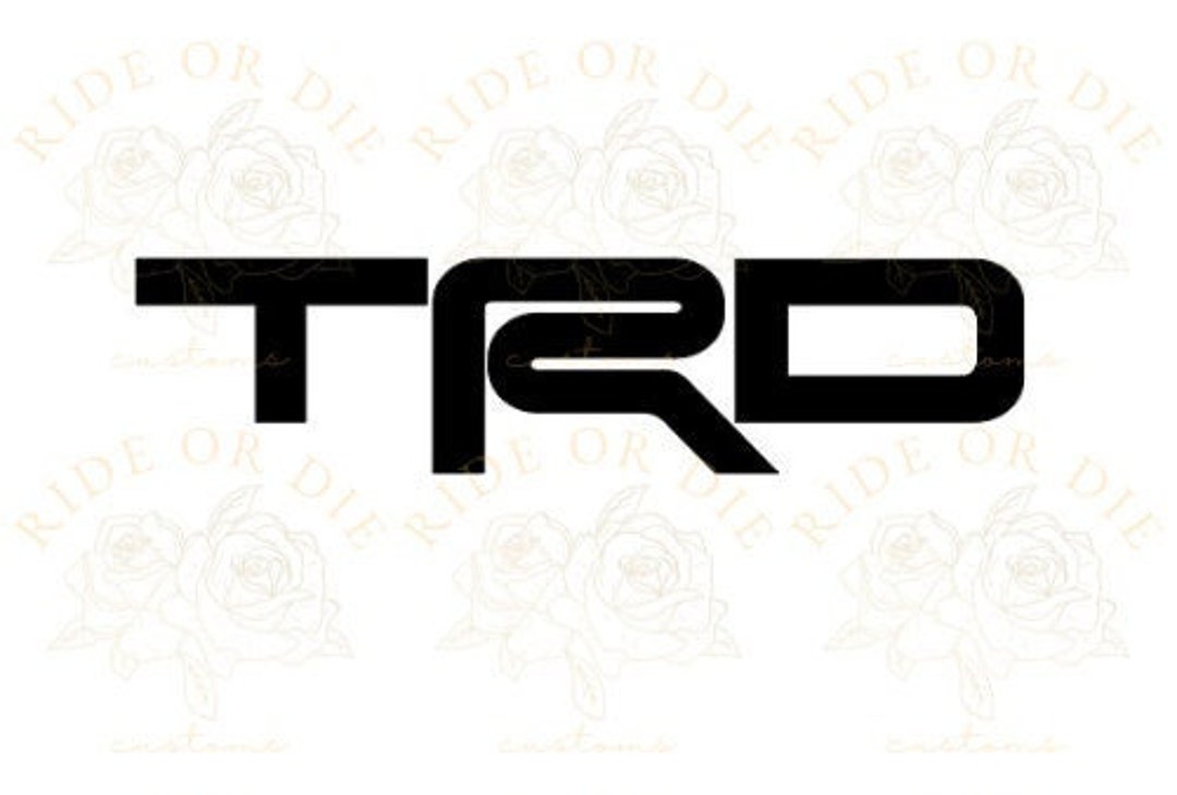 TRD Brake Caliper Vinyl Decal Sticker Set of 2 Multi Sizes Multi Colors