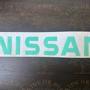 Nissan Vinyl Decal Sticker - 1 decal - Multi Colors