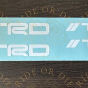 TRD for Supra Brake Caliper Vinyl Decal Sticker Set of 4 (Front & Rear) Multi Colors