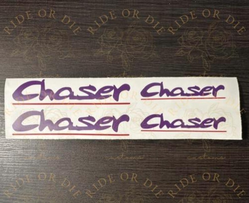 Toyota Chaser for Supra Brake Caliper Vinyl Decal Sticker Set of 4 ...