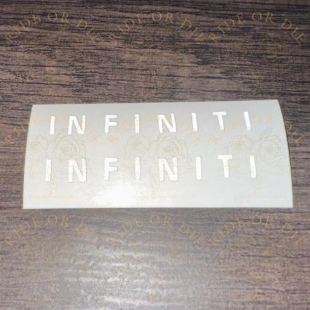 Infinit Sticker Infiniti REFLECTIVE Vinyl Decal Sticker - Set of 2 - Multi Sizes Multi ...