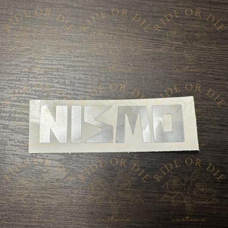 Naaamo Sticker Nismo Vinyl Decal Sticker 1 Decal - Multiple Sizes Colors - Etsy