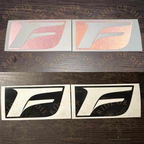 Lexus F-Sport Brake Caliper High-Temp Decal – Vinyl Sticker – 4 Sizes Available
