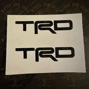 TRD for LS400 Brake Caliper Vinyl Decal Sticker Set of 2