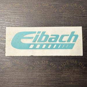Eibach Vinyl Decal Sticker - Multiple Sizes Colors