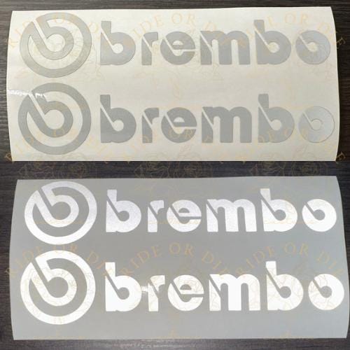 Sticker Brembo Window Reflective Vinyl Decal Sticker for Brembo Set of 2 - Multi Sizes ...
