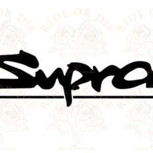 Supra Brake Caliper Vinyl Decal Sticker Set of 2 Multi Sizes  Multi Colors