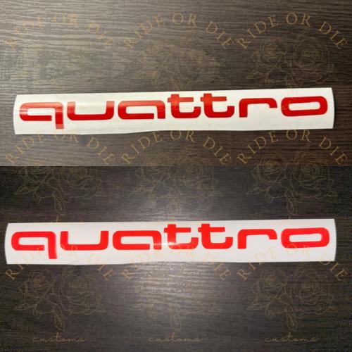 Sticker Multi Quat Quattro REFLECTIVE Vinyl Decal Sticker - Multi Sizes - Multi Colors - Etsy