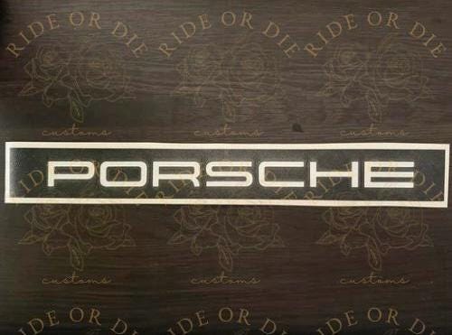 Custom Porsche Decal - Etsy