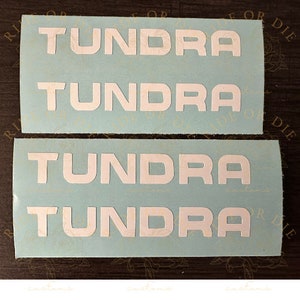 Tundra Brake Caliper Vinyl Decal Sticker Set of 4 (Front & Rear) Multi Colors