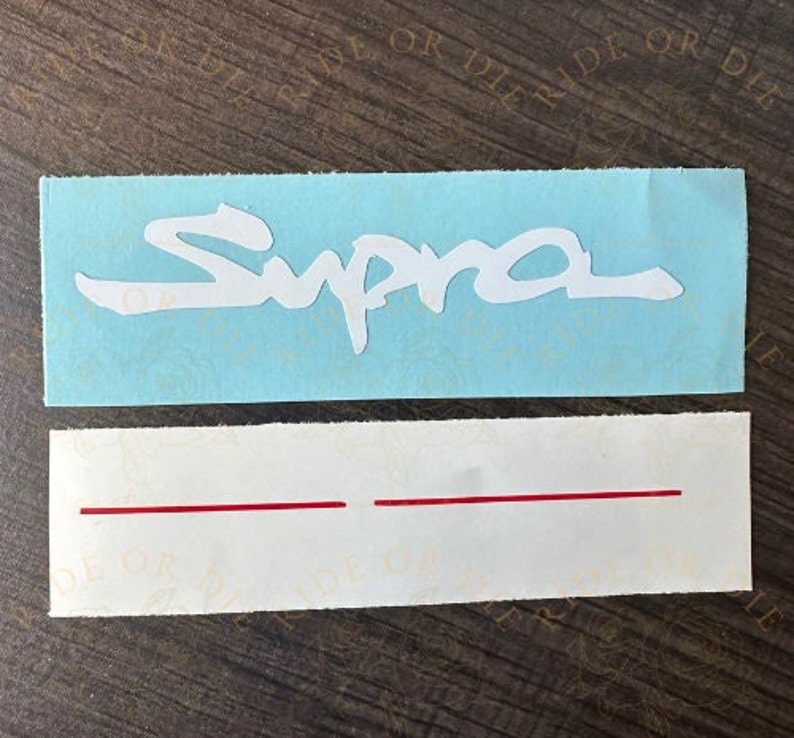 Supra Brake Caliper Vinyl Decal Sticker Set of 2 Multi Sizes Etsy